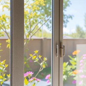 Fenster mit Insektenschutz