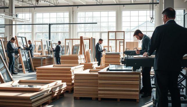 Fenstermanufaktur Produktionsprozess Fenstermanufaktur Produktionsprozess